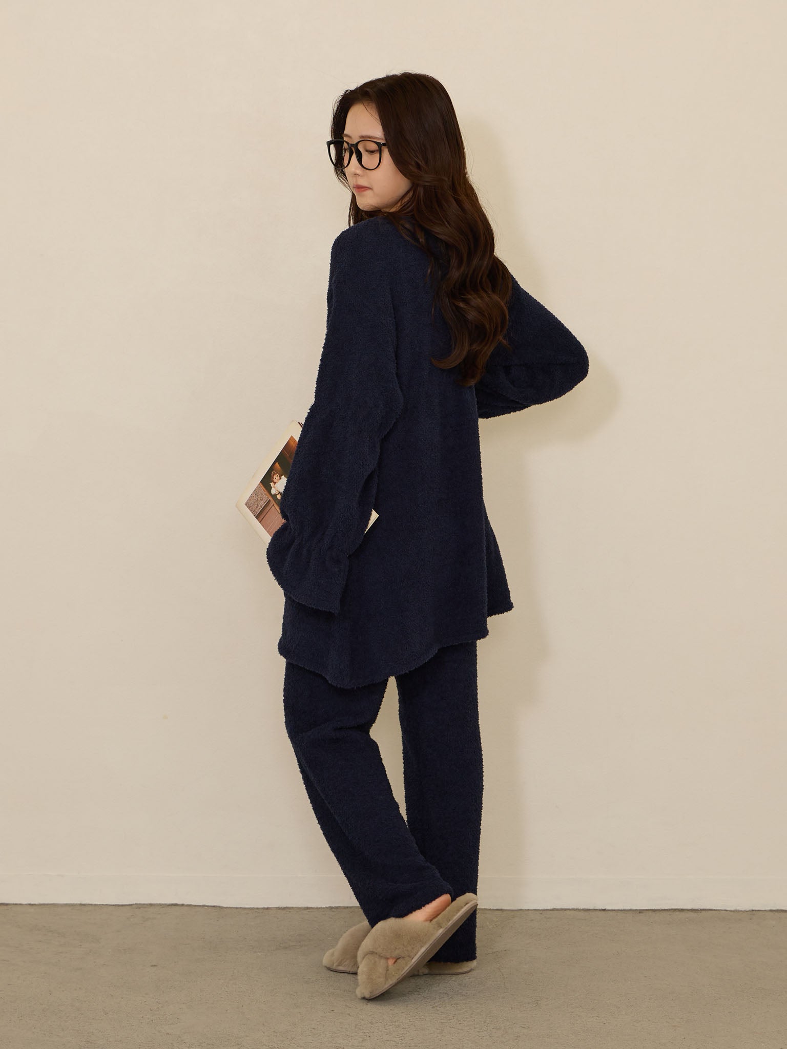 マタニティ・産後】ふわもこパジャマセット Navy – honono for mom&baby