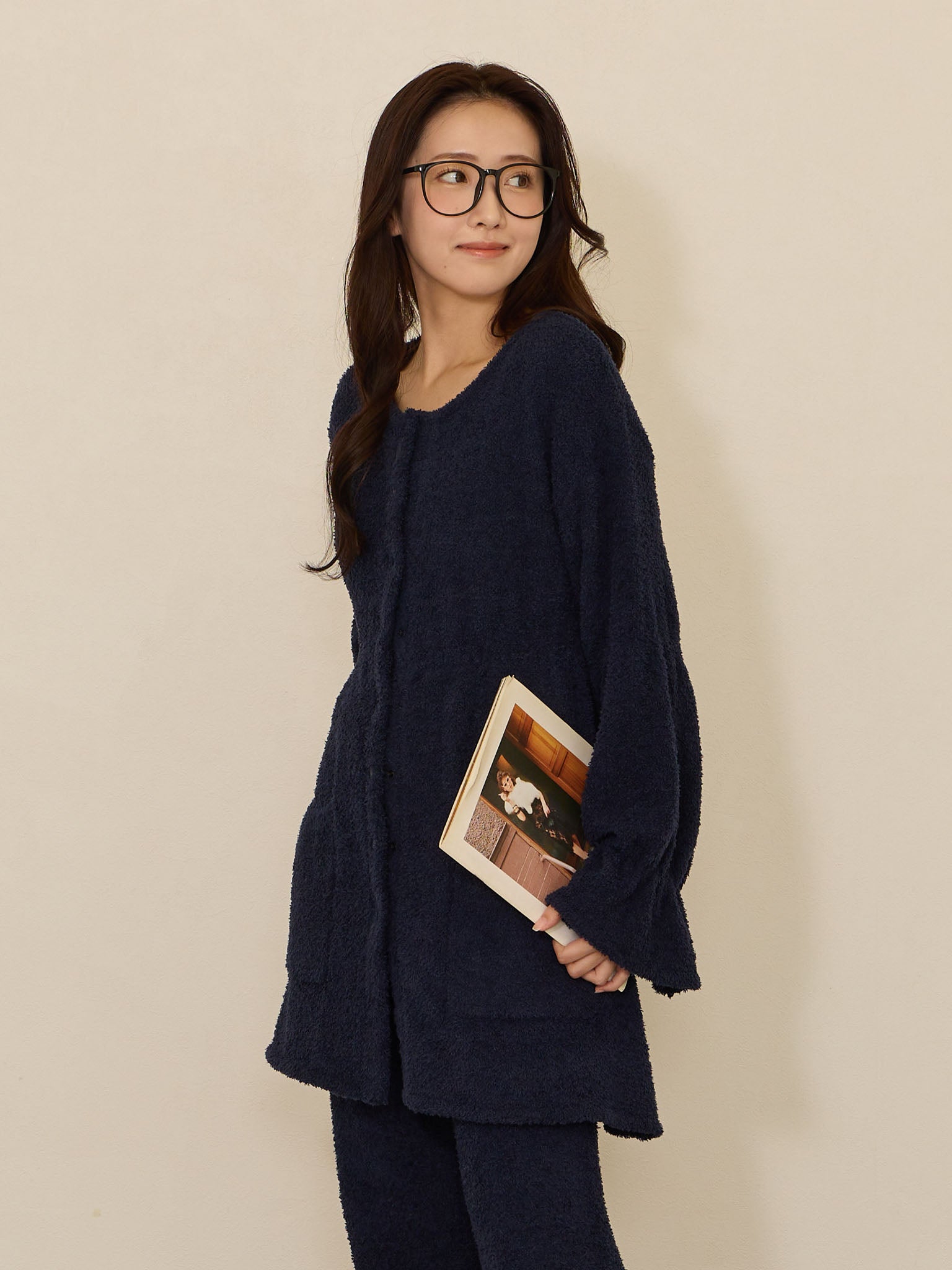 マタニティ・産後】ふわもこパジャマセット Navy – honono for mom&baby