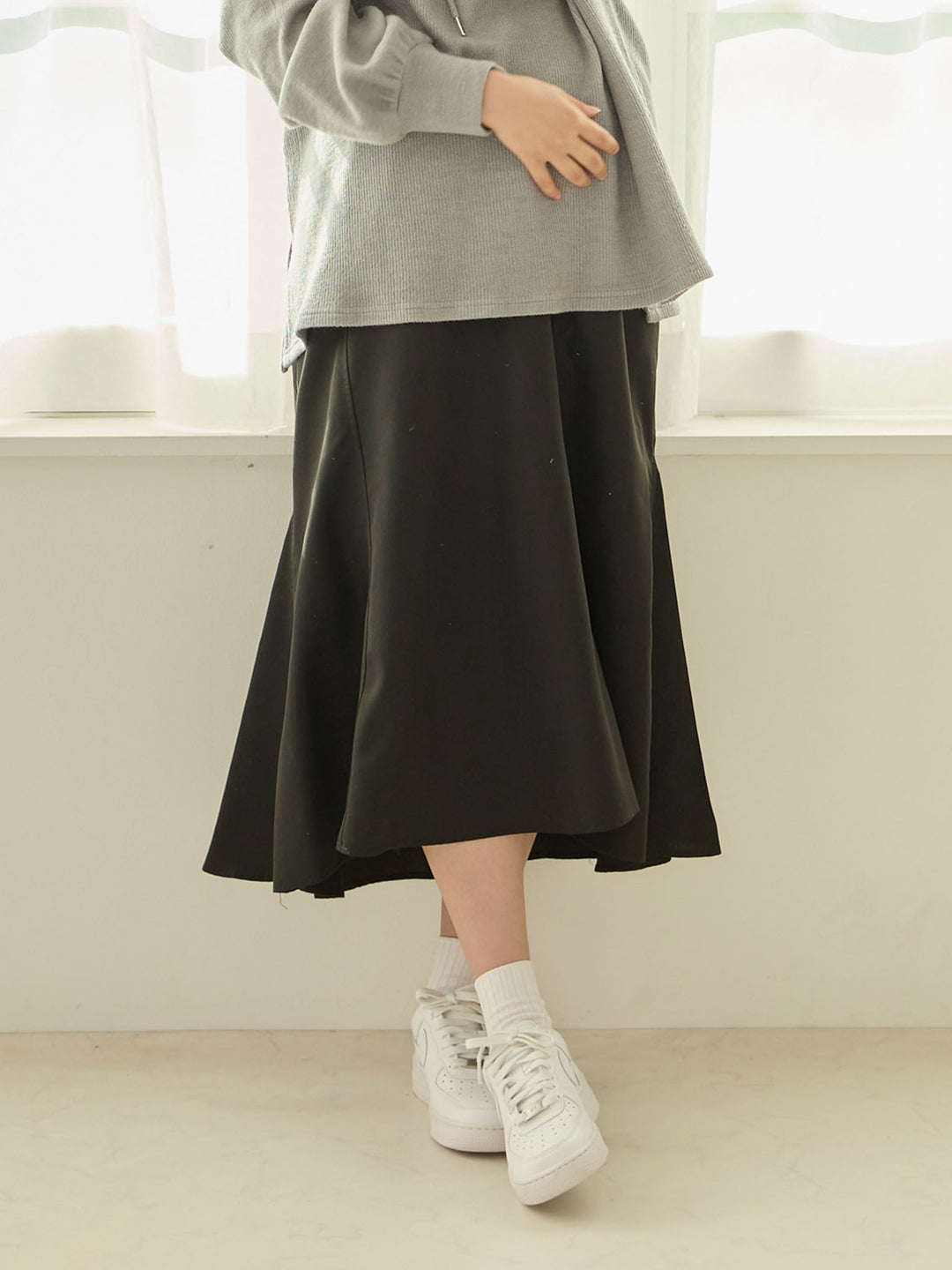 [Maternity/Postpartum] Mermaid Skirt Black