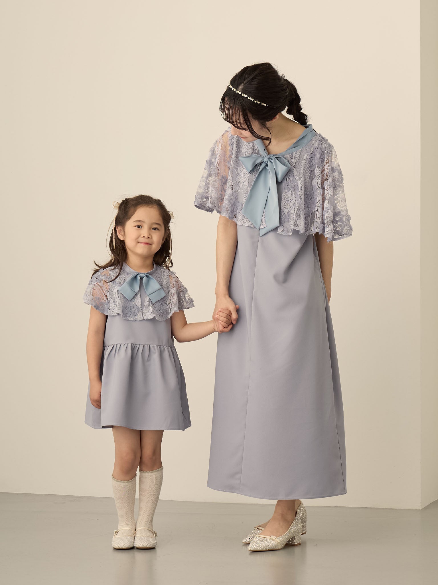マタニティ・授乳服】レースケープドレス Blue – honono for mom&baby