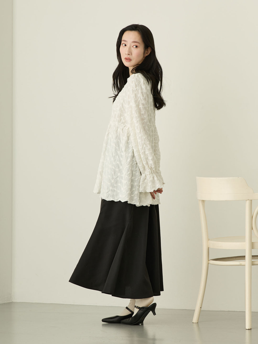 [Maternity/Postpartum] Mermaid Skirt Black