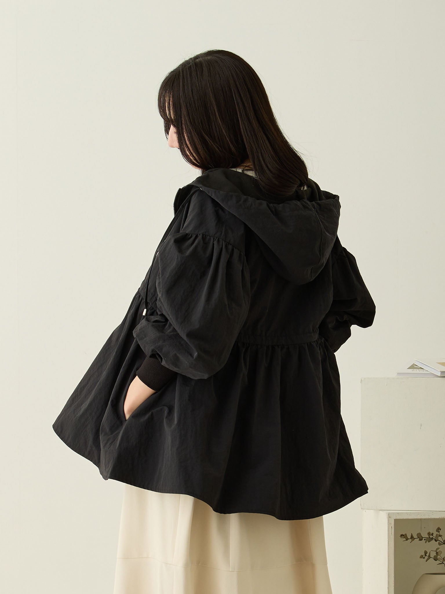 マタニティ・産後も使える】ダッカー付きライトアウター Gray – honono for mom&baby